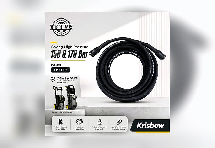 Selang high pressure untuk jet cleaner