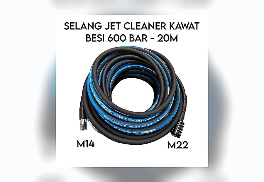 Selang jet cleaner kawat besi 600 bar