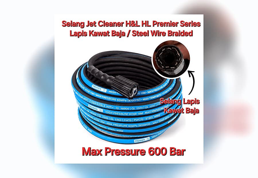 Selang jet cleaner wire braided